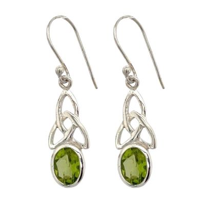 Celtic Love Knot Sparkling Earrings