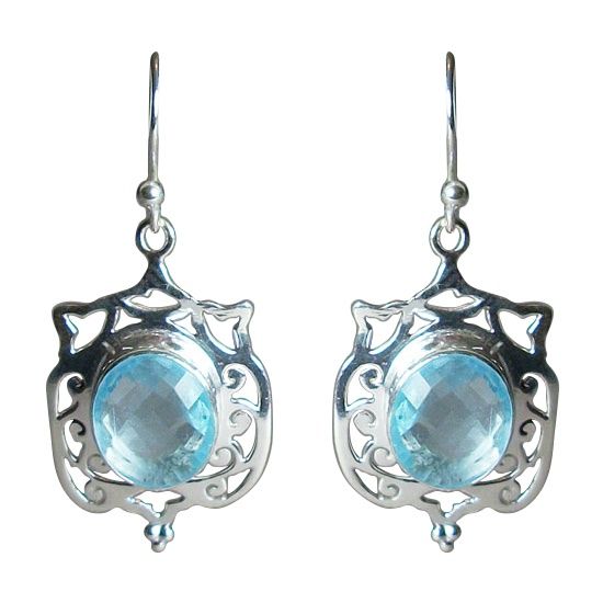 Blue Topaz Beauty Earrings