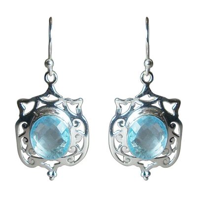 Blue Topaz Beauty Earrings