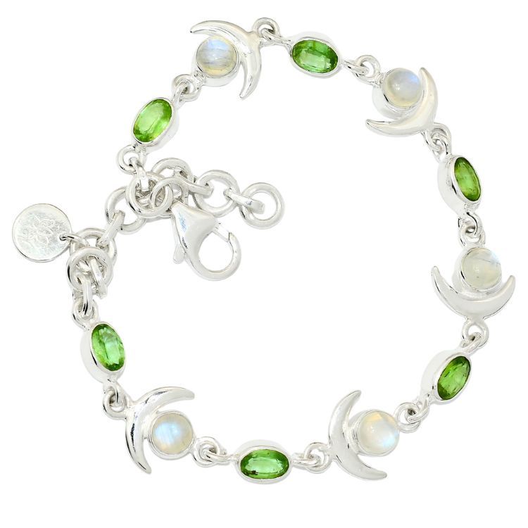 Kyanite Moonstone Aphrodite's Passion Bracelet