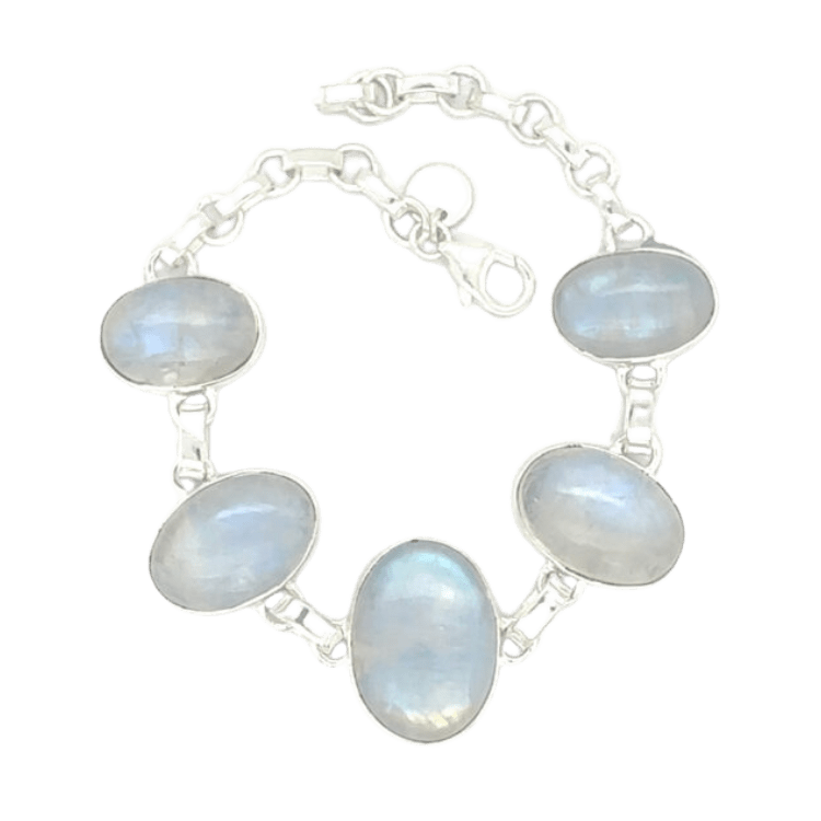 Rainbow Moonstone Ethereal Glow Bracelet