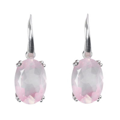 Rose Quartz Radiance Earrings