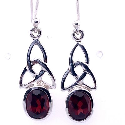 Celtic Love Knot Sparkling Earrings