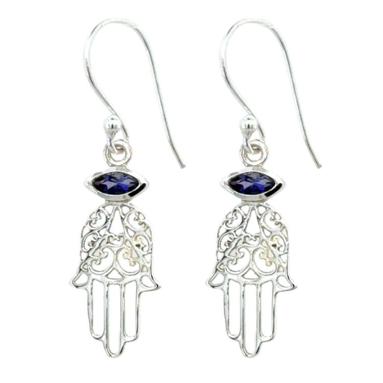 Healing Hand Hamsa Earrings