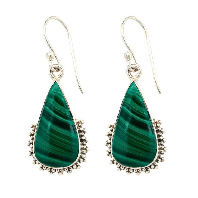 Malachite Bestow Beauty Earrings