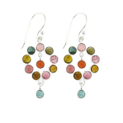 Multi Tourmaline Earrings