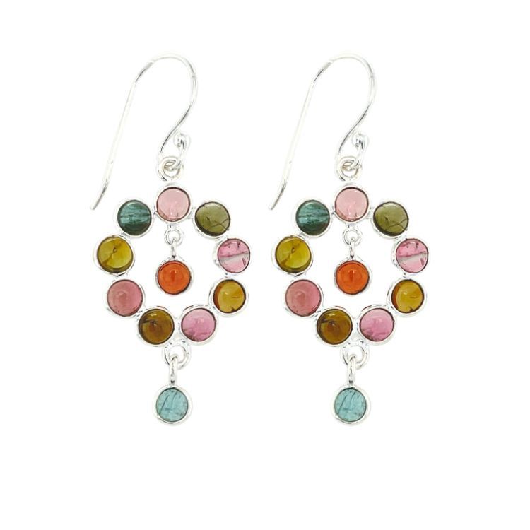 Multi Tourmaline Earrings