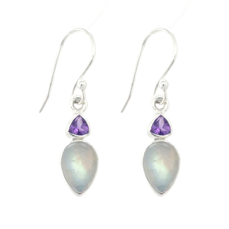 Moonstone Lyric Earrings
