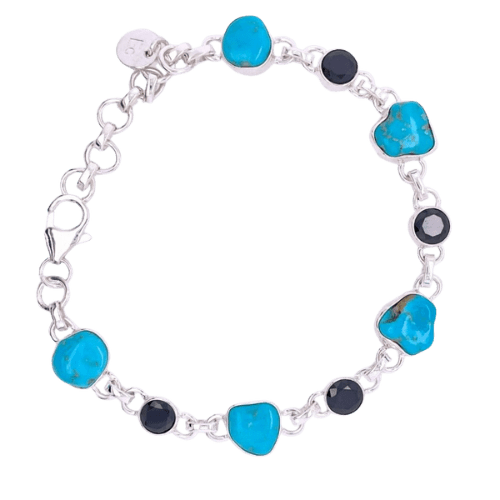 Turquoise Spinel Earth Bracelet