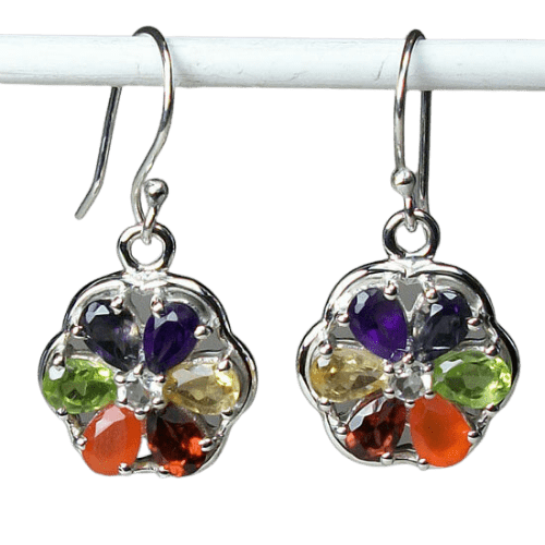Chakra Power Petal Earrings