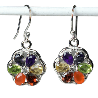Chakra Power Petal Earrings