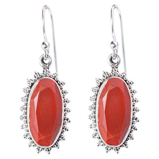 Red Jasper Courage Earrings