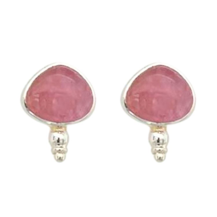 Pink Tourmaline Sweet Desire Stud Earrings
