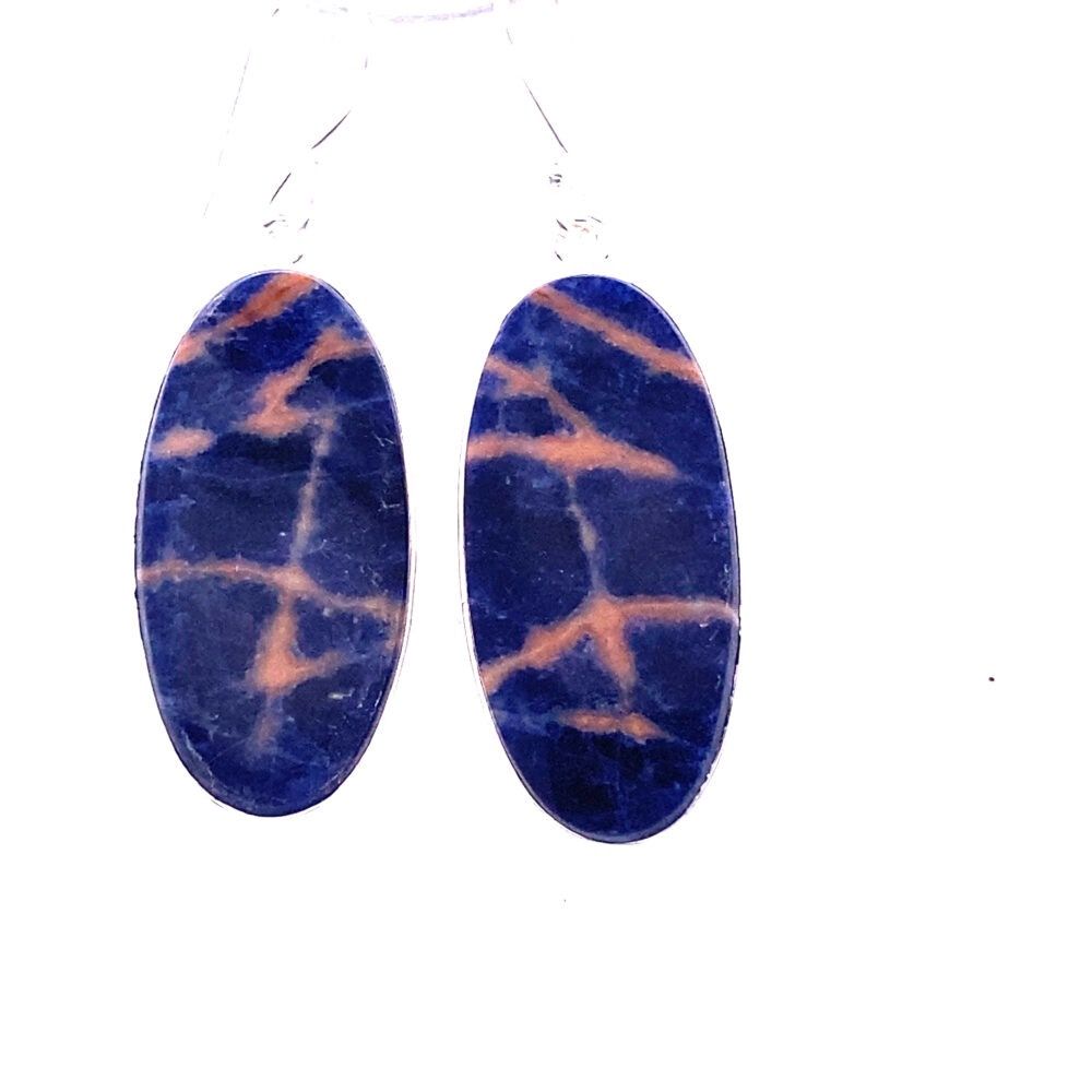 Orange Sodalite Lightening Craze Earrings