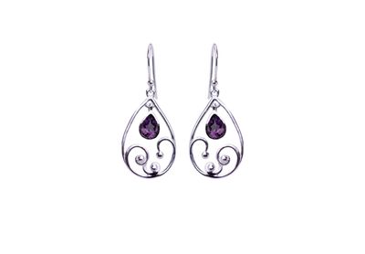 Amethyst Inner Light Earrings