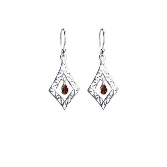 Garnet Ritzy Earrings