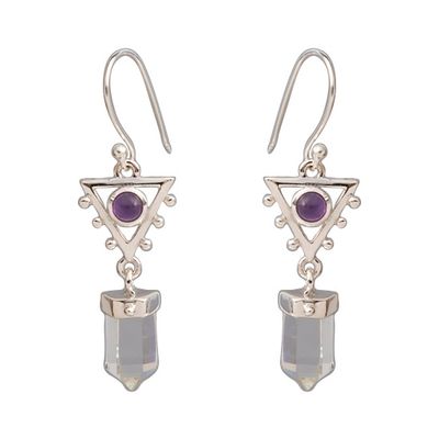 Crystal Sacred Element Earrings