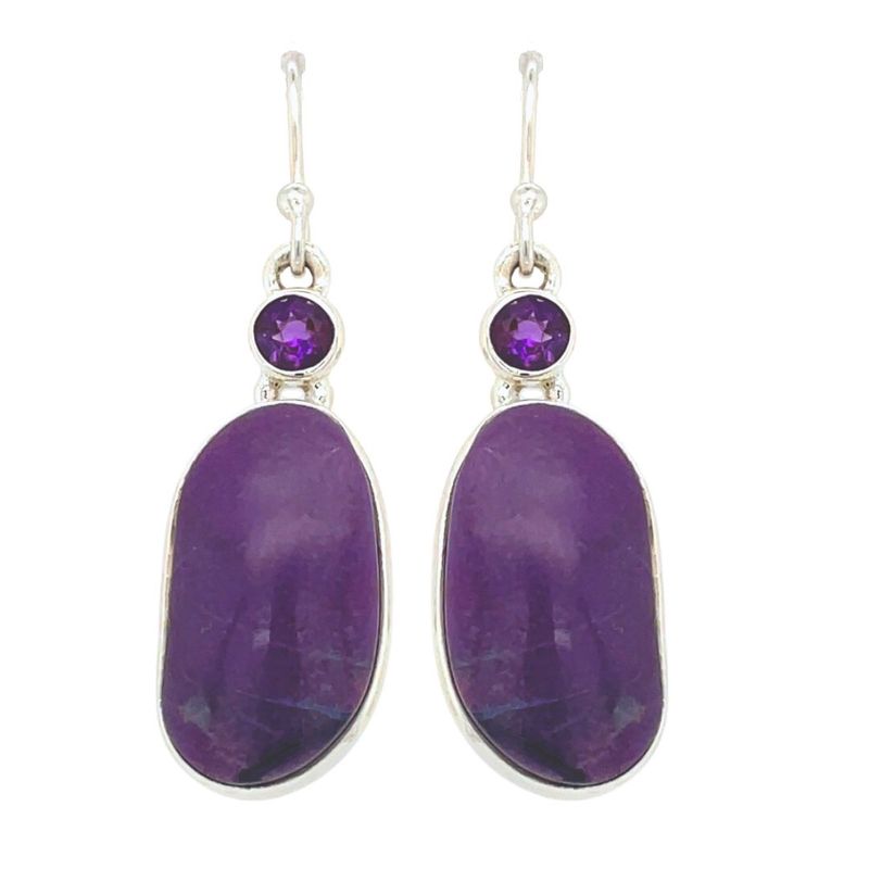 Sugilite Amethyst Earrings
