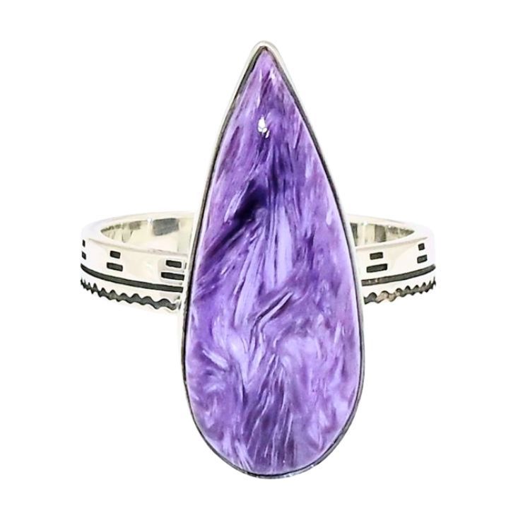 Charoite Cool Shapes Ring