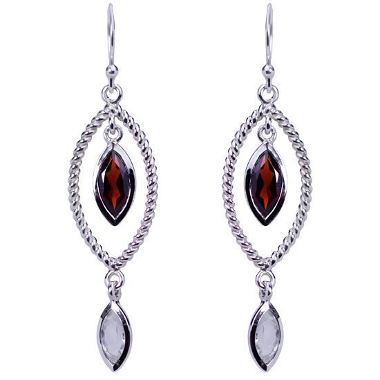 Ice Crystal Earrings