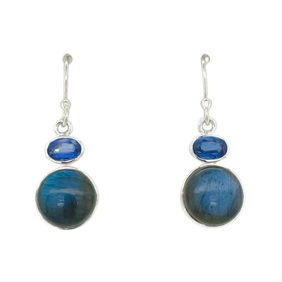 Labradorite Kyanite Lovers Earrings