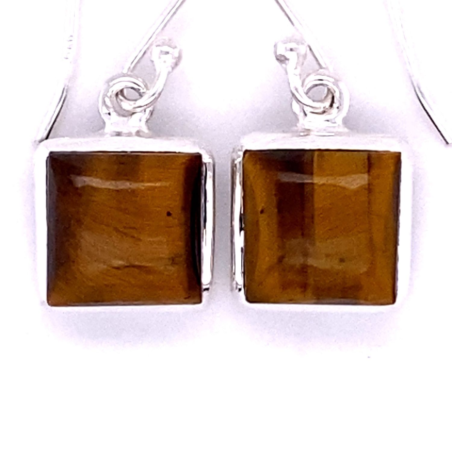 Tiger Eye Ginger Earrings