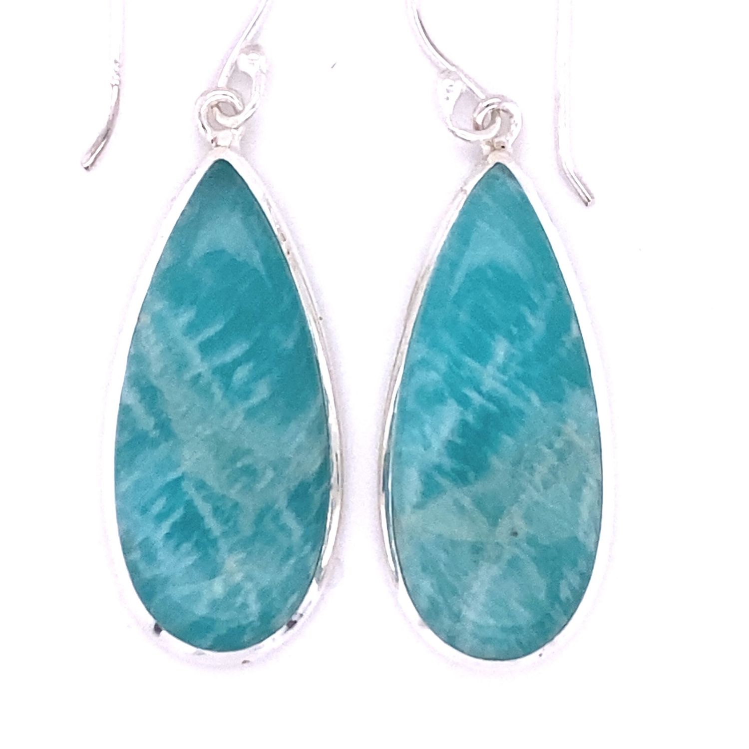 Amazonite Avatar Raindrop Earrings