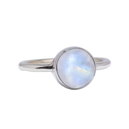 Moonstone Moonlight Ring, Ring Size: Size 6