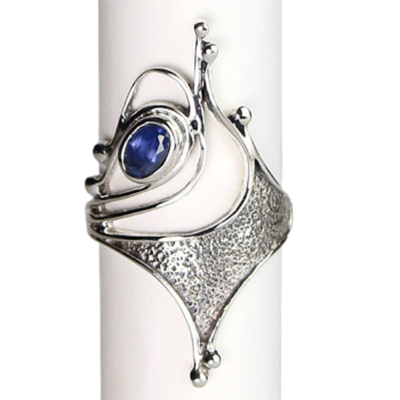 Iolite Dragon Eye Ring