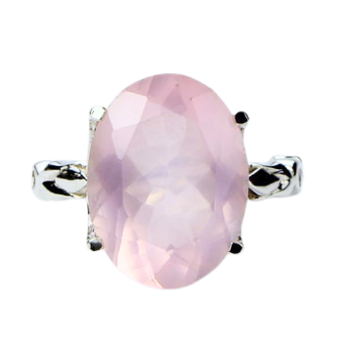 Rose Quartz Romancing the Stone Ring