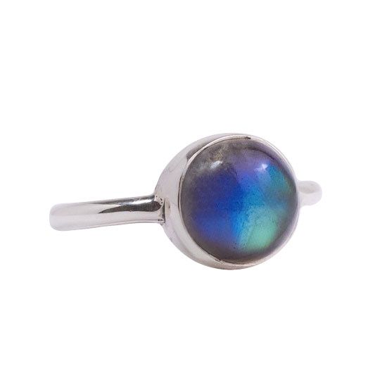 Labradorite Moonlight Ring, Ring Size: Size 4