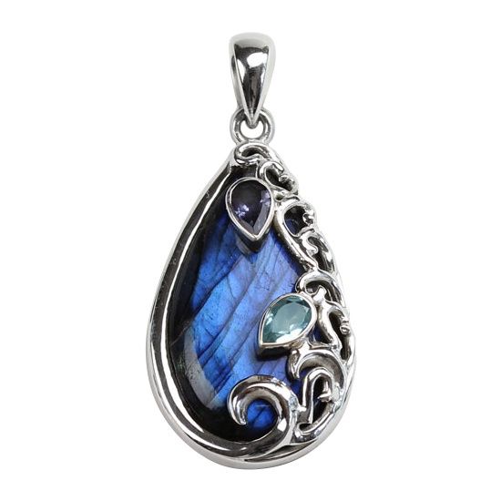 Garden Pendant, Stone: Labradorite
