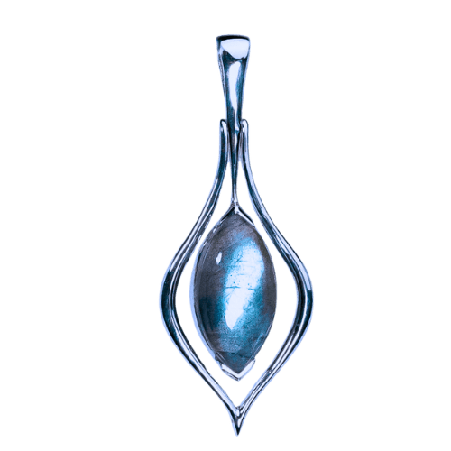 Swing Pendant, Stone: Labradorite