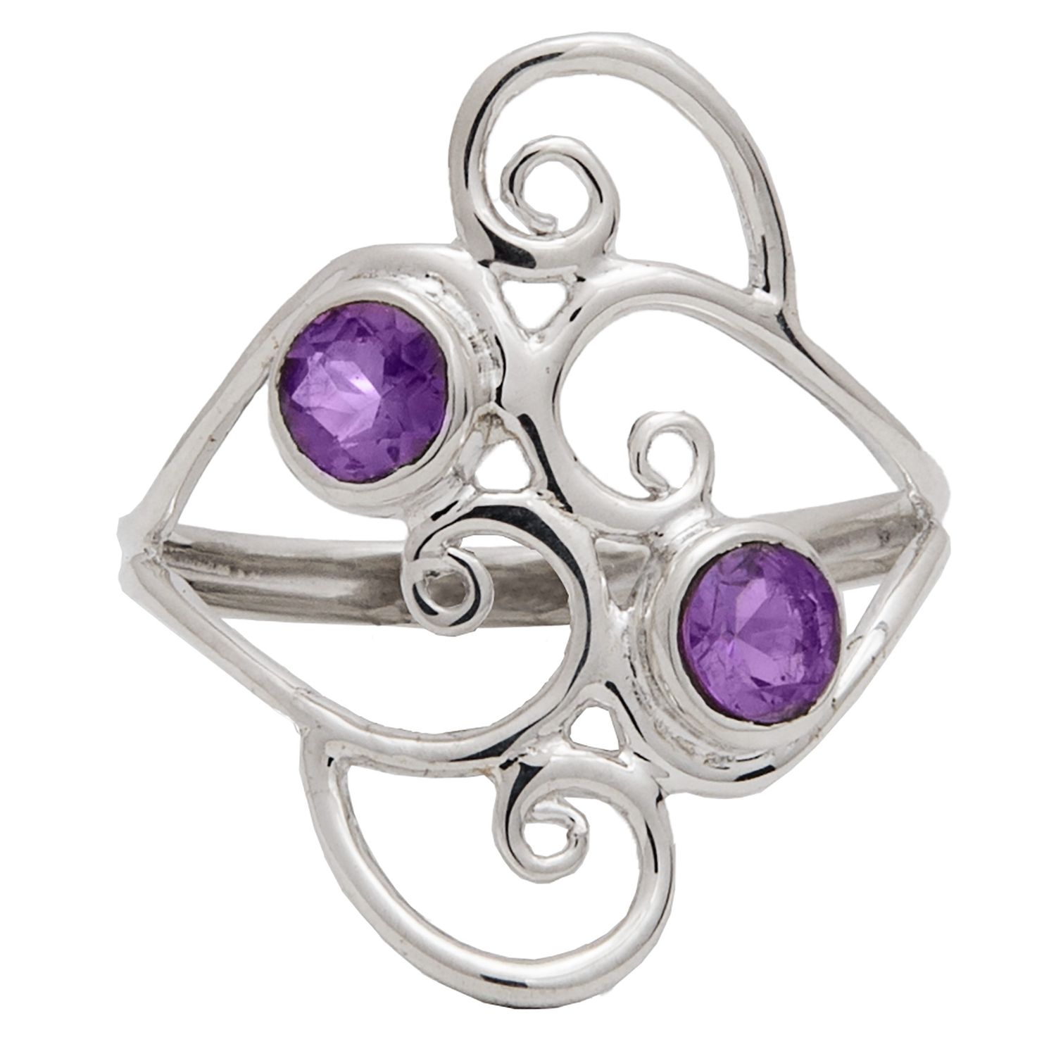 Amethyst Balanced Beauty Ring
