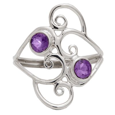 Amethyst Balanced Beauty Ring
