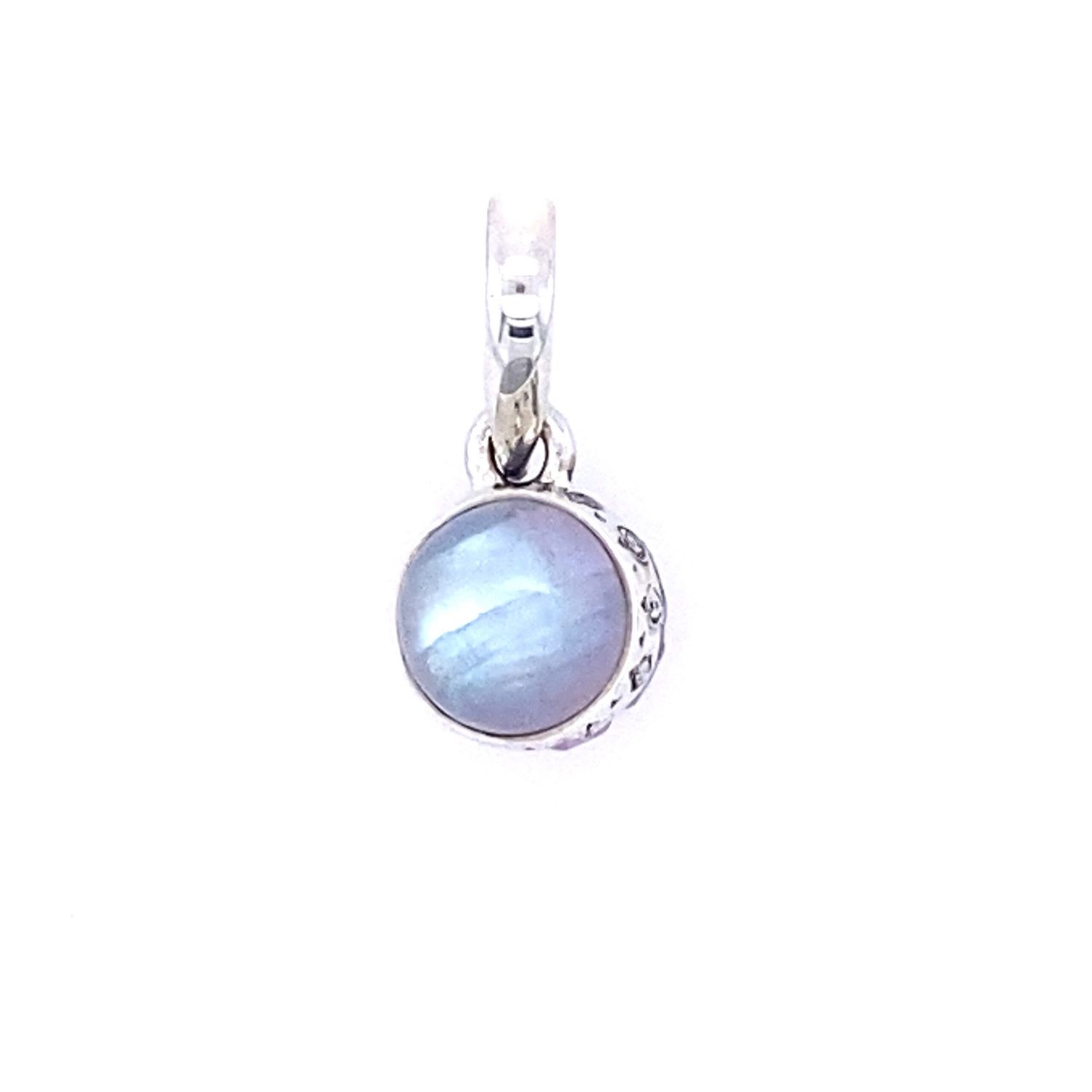 Moonstone Paisley Pendant, Shape: Paisley Orb