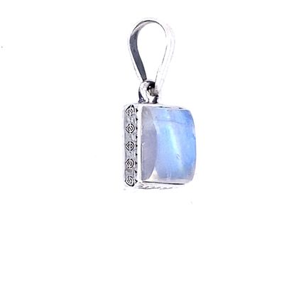 Moonstone Paisley Pendant