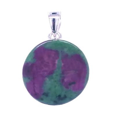 Ruby Zoisite Peace On Earth Pendant