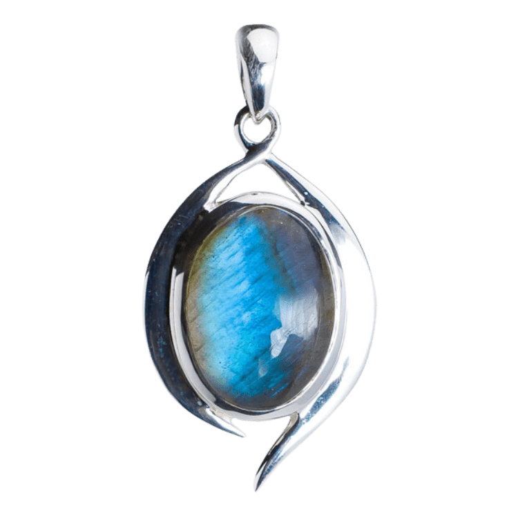 Rhapsody Pendant, Stone: Labradorite