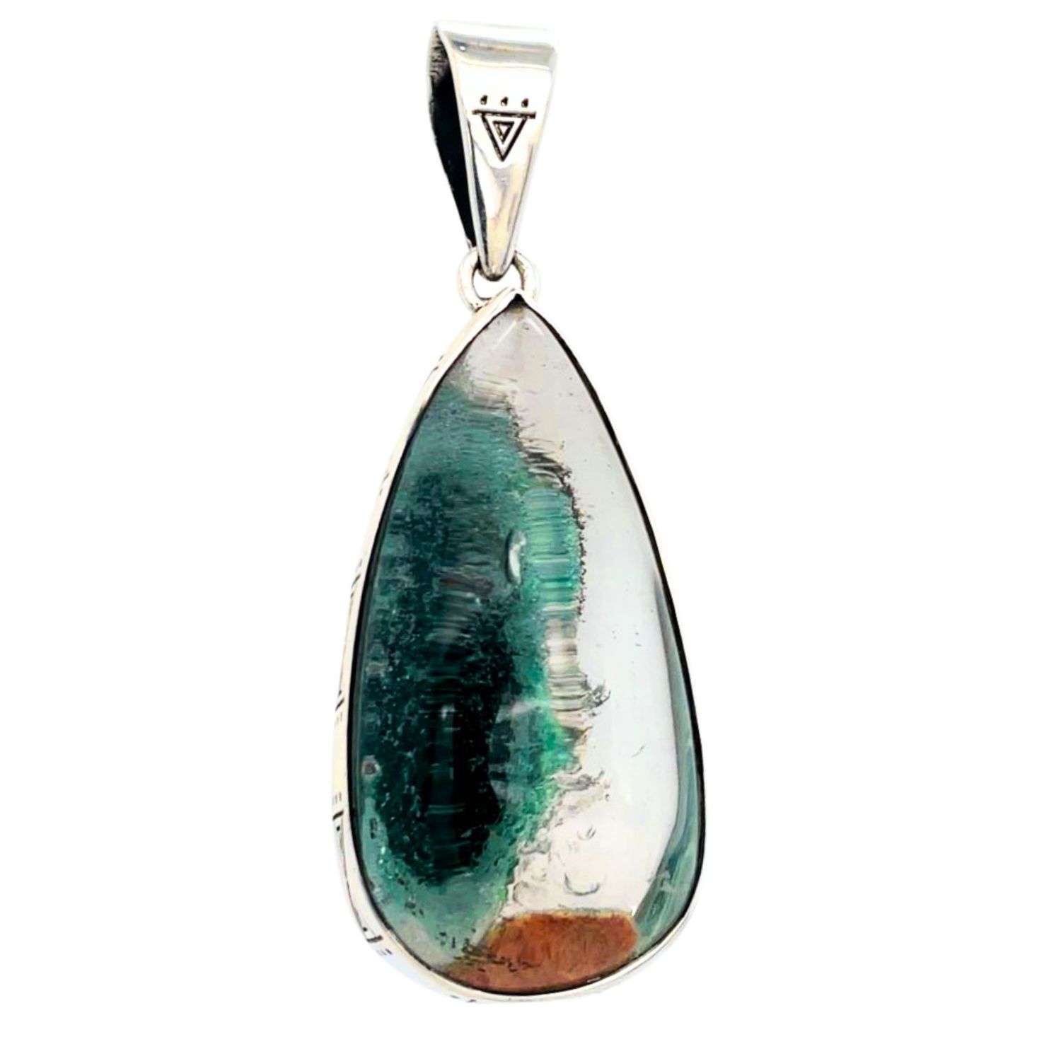 Lodolite Shaman's Dream Stone Pendant, Stone: Green Lodolite