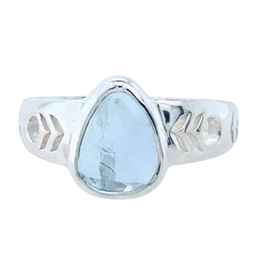 Aquamarine Mata Hari Ring