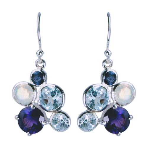 Multi Champagne Bubbles Earrings