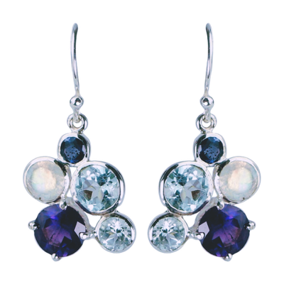 Multi Champagne Bubbles Earrings