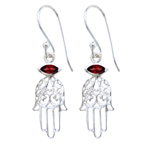Healing Hand Hamsa Earrings