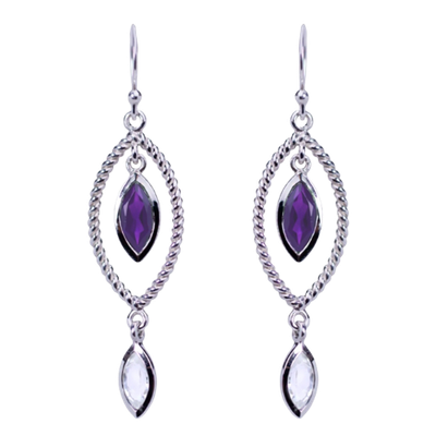 Ice Crystal Earrings