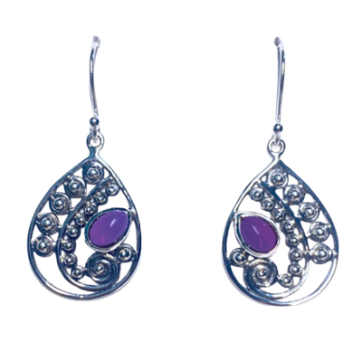 Amethyst Peace Seeker Earrings