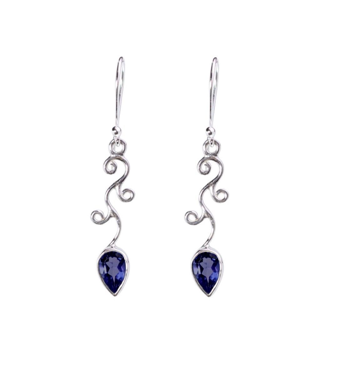 Iolite Cheerful Earrings