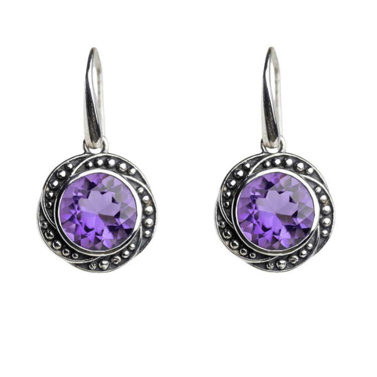 Joie Soiree Earrings, Stone: Amethyst