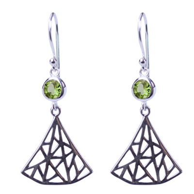 Labyrinth Fan Earrings