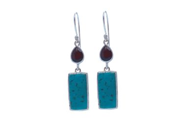 Turquoise Spinel Inner Harmony Earrings